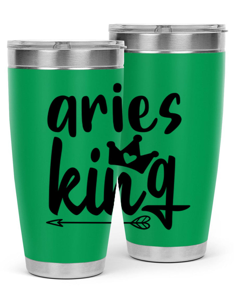 Aries king 108#- zodiac- Tumbler