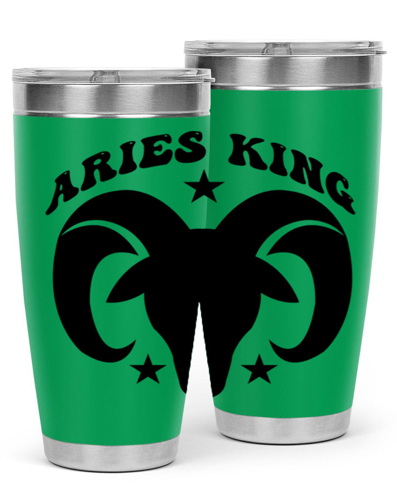 Aries king 110#- zodiac- Tumbler