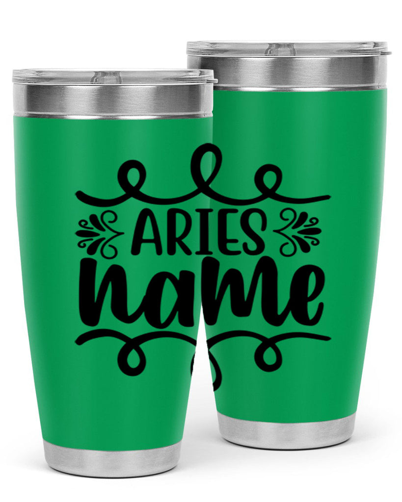 Ariesname 112#- zodiac- Tumbler