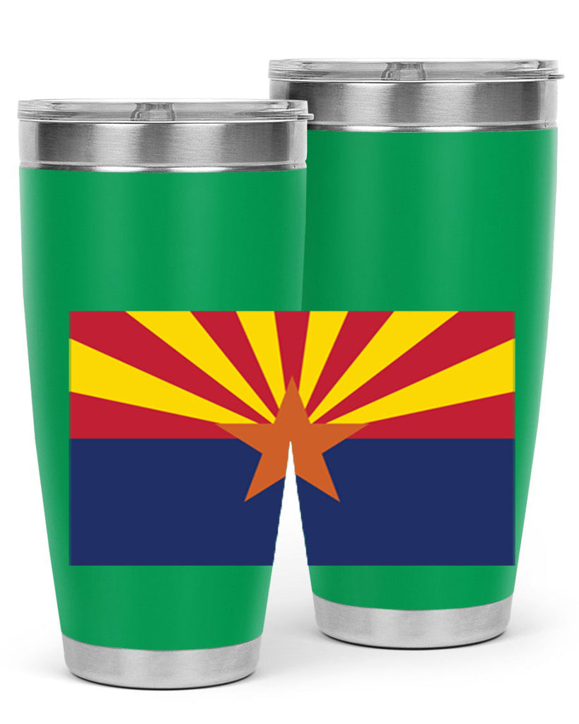 Arizona 49#- Us Flags- Tumbler
