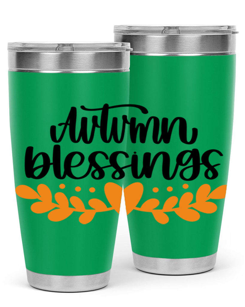 Autumn Blessings 472#- fall- Tumbler