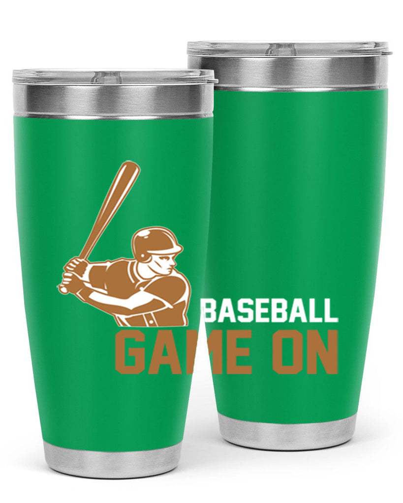 Baseball game 1446#- baseball- Tumbler
