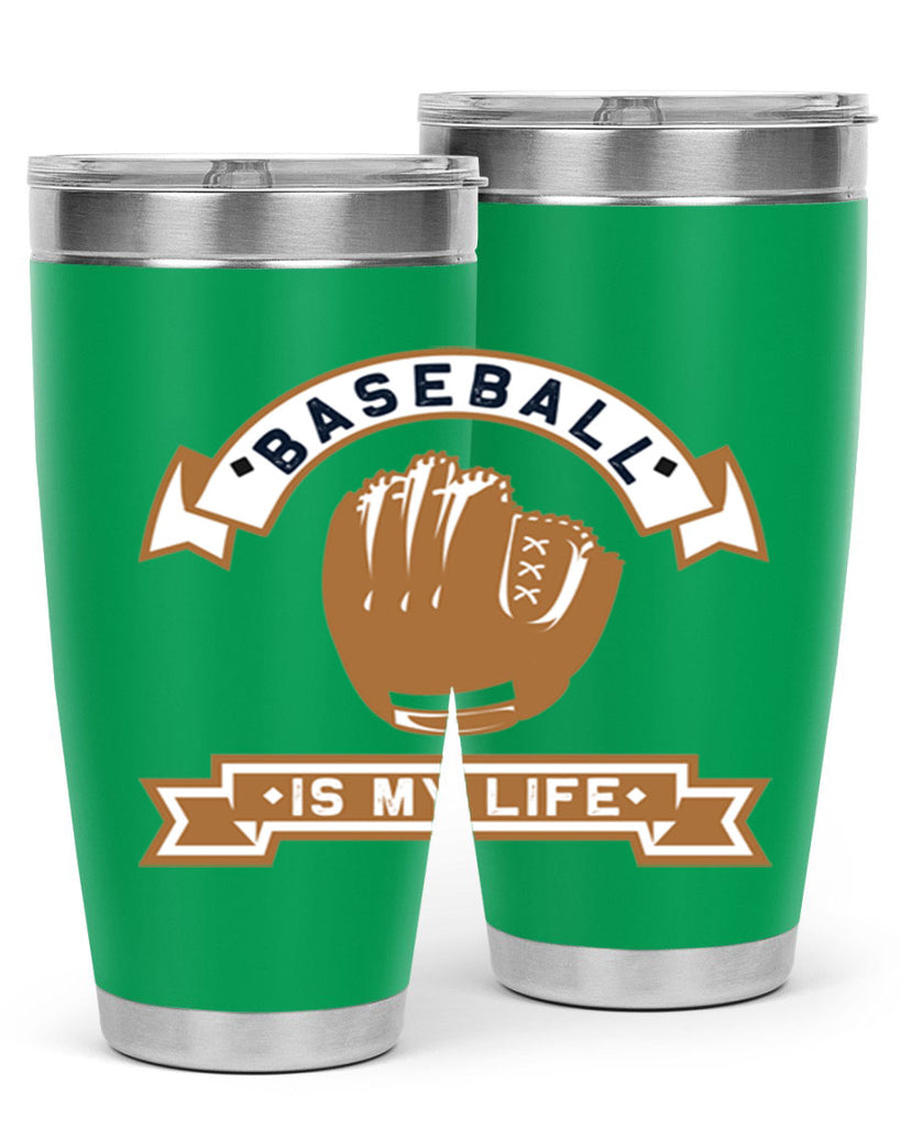 Baseball is 1445#- baseball- Tumbler