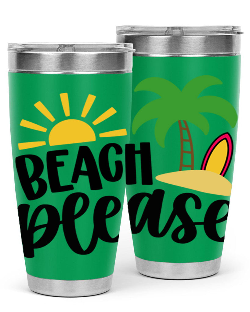 Beach Please Style 51#- summer- Tumbler