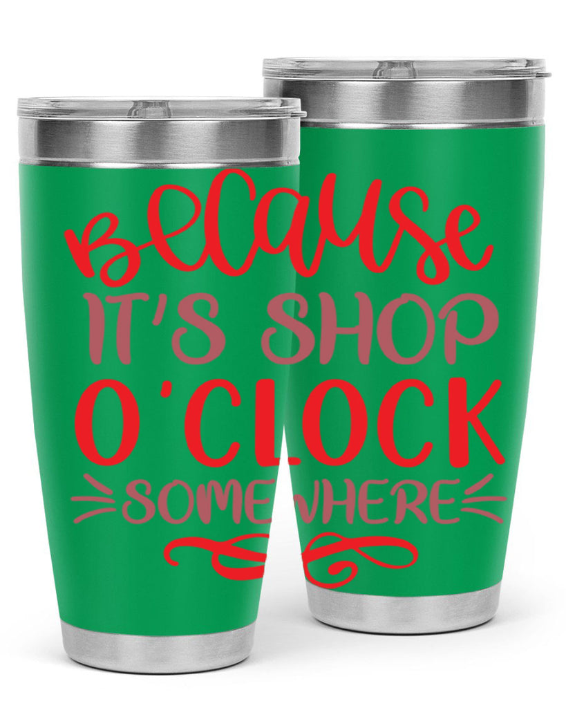 Because Its Shop Oclock Somewhere 19#- fashion- Cotton Tank