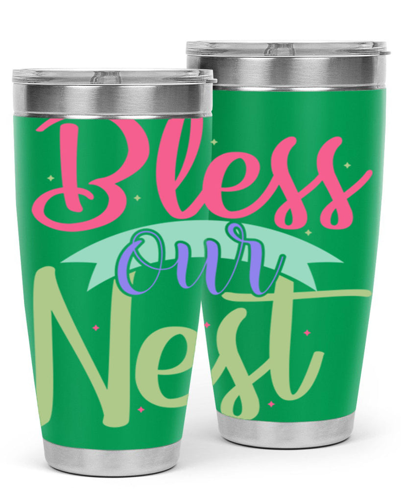 Bless our nest 49#- spring- Tumbler