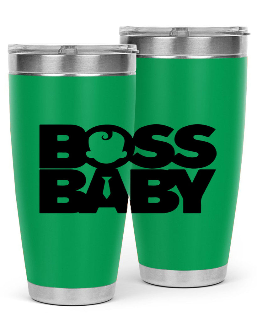 Boss Baby On Board 1#- black words phrases- Cotton Tank