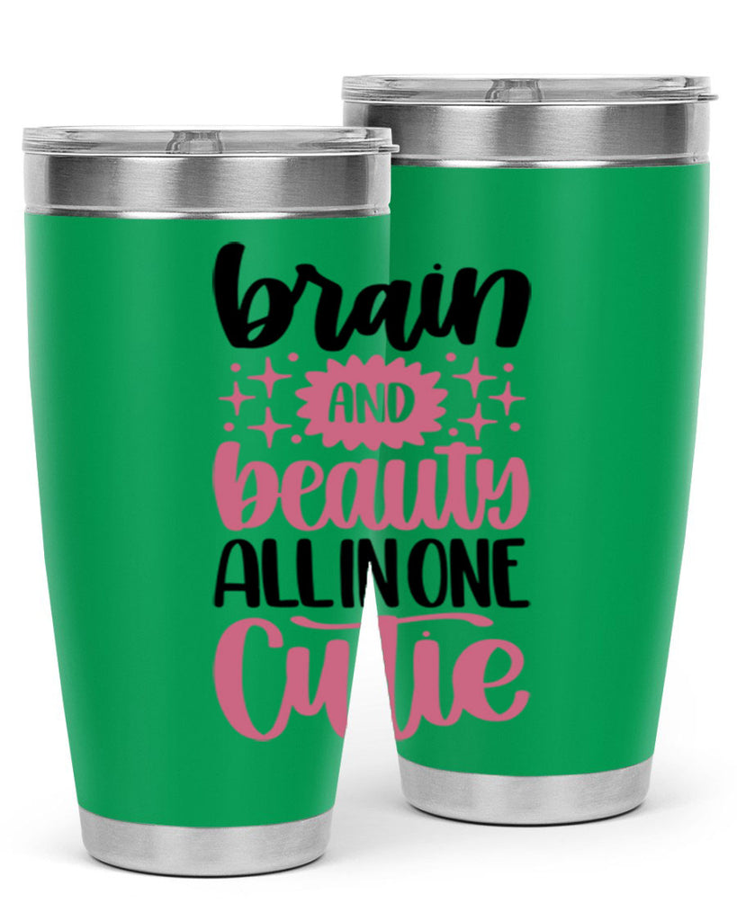 Brain And Beauty All In One Style 126#- make up- Tumbler