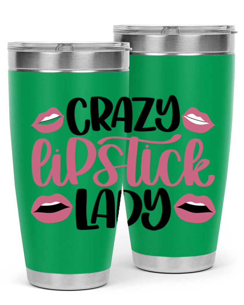 Crazy Lipstick Lady Style 107#- make up- Tumbler