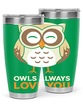 Cute Owl Always Love You A TurtleRabbit 3#- owl- Tumblers