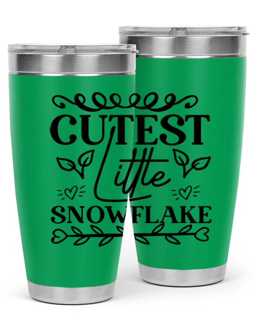 Cutest Little Snowflake 88#- winter- Tumbler