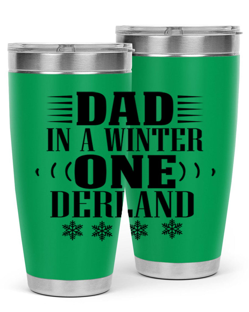 DAD IN A WINTER ONE DERLAND 91#- winter- Tumbler