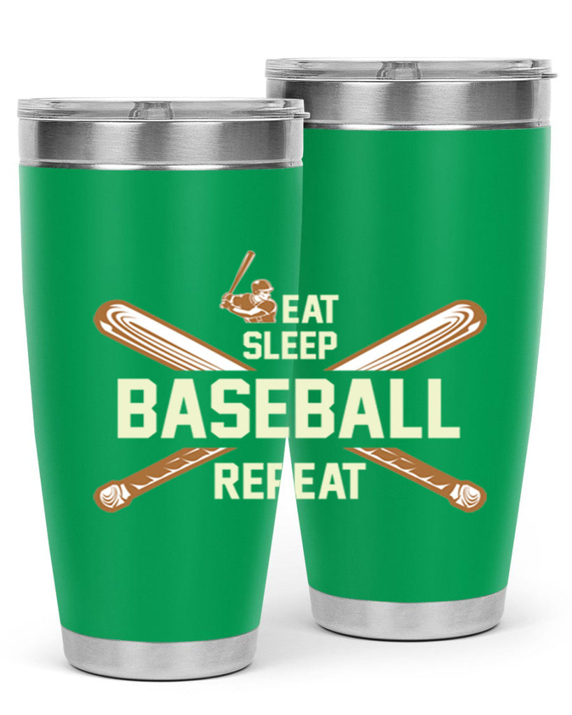 Eat 1285#- baseball- Tumbler