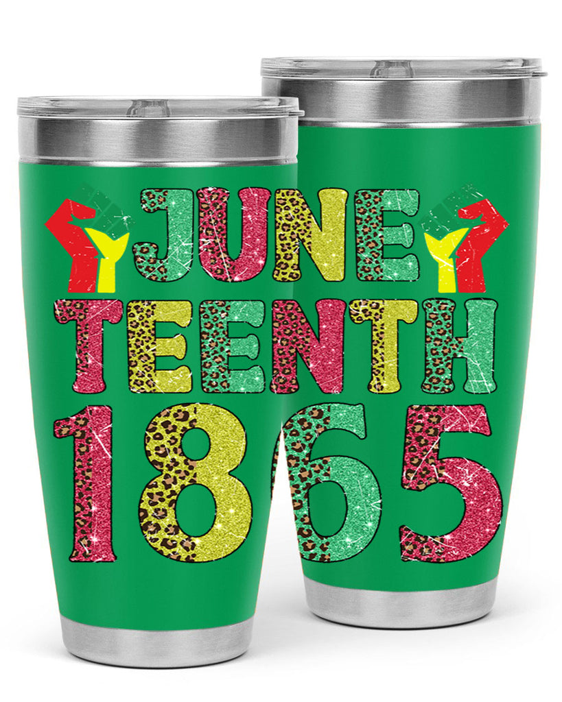 Fist Juneteenth Since 1865 Design Png 10#- Juneteenth- tumbler