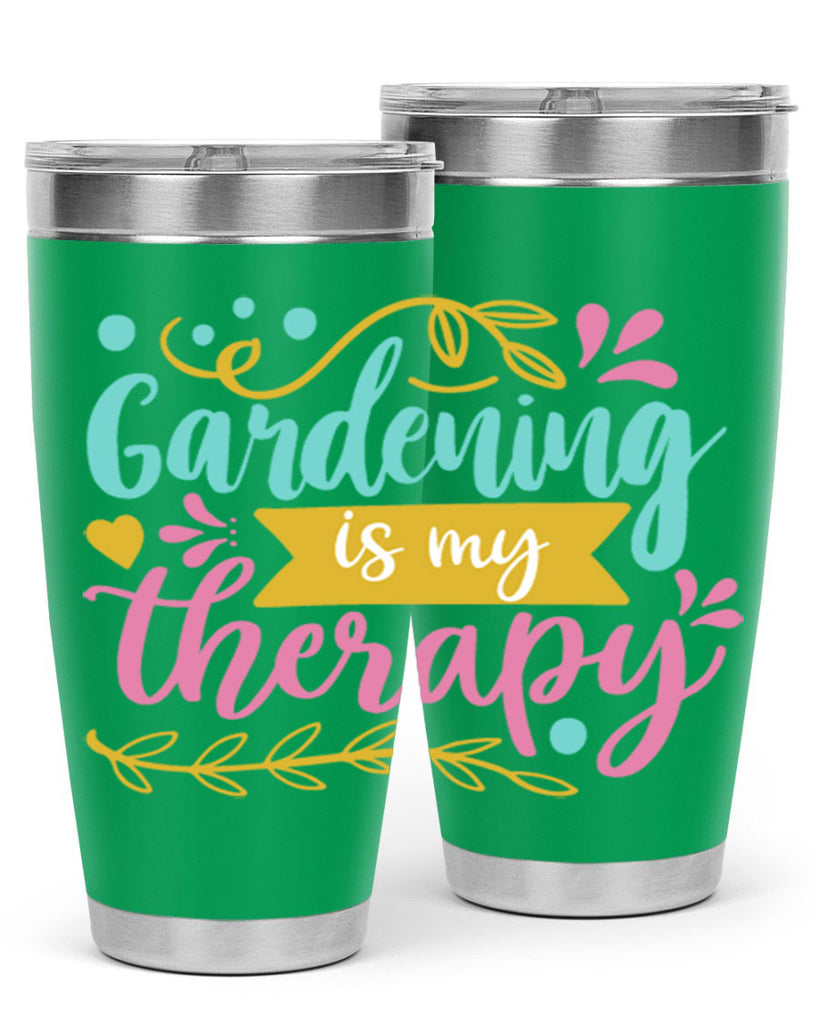 Gardening is my therapy Style 66#- summer- Tumbler
