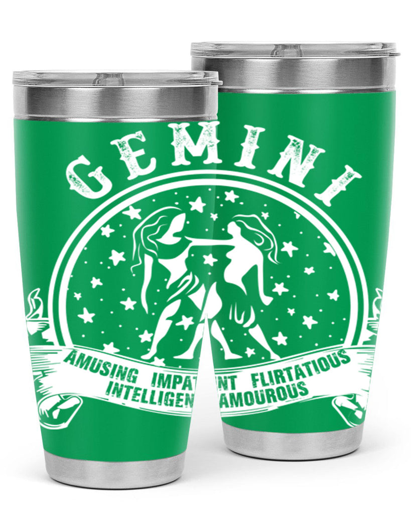 Gemini 10#- zodiac- Tumbler