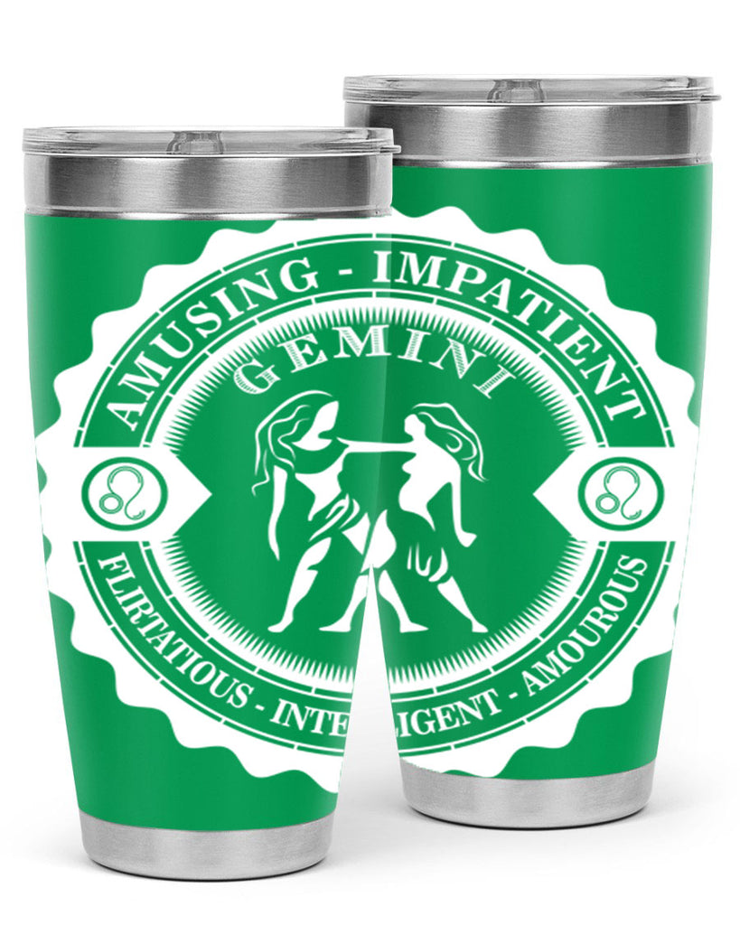 Gemini 12#- zodiac- Tumbler