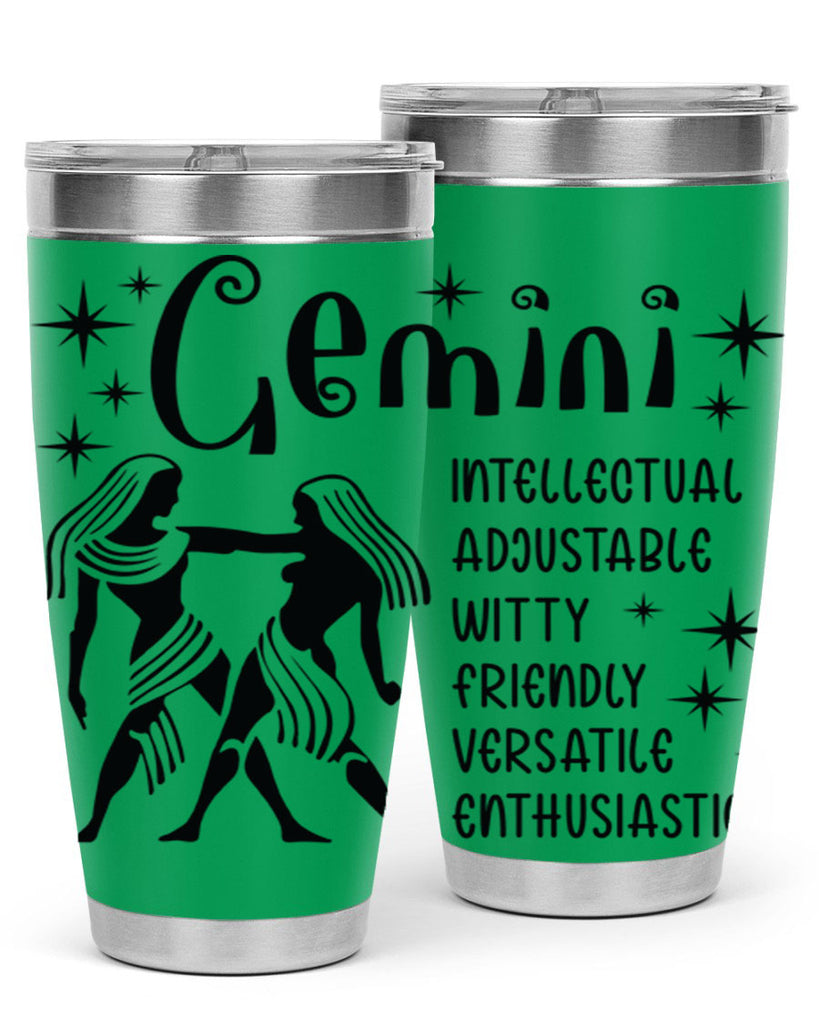 Gemini 217#- zodiac- Tumbler