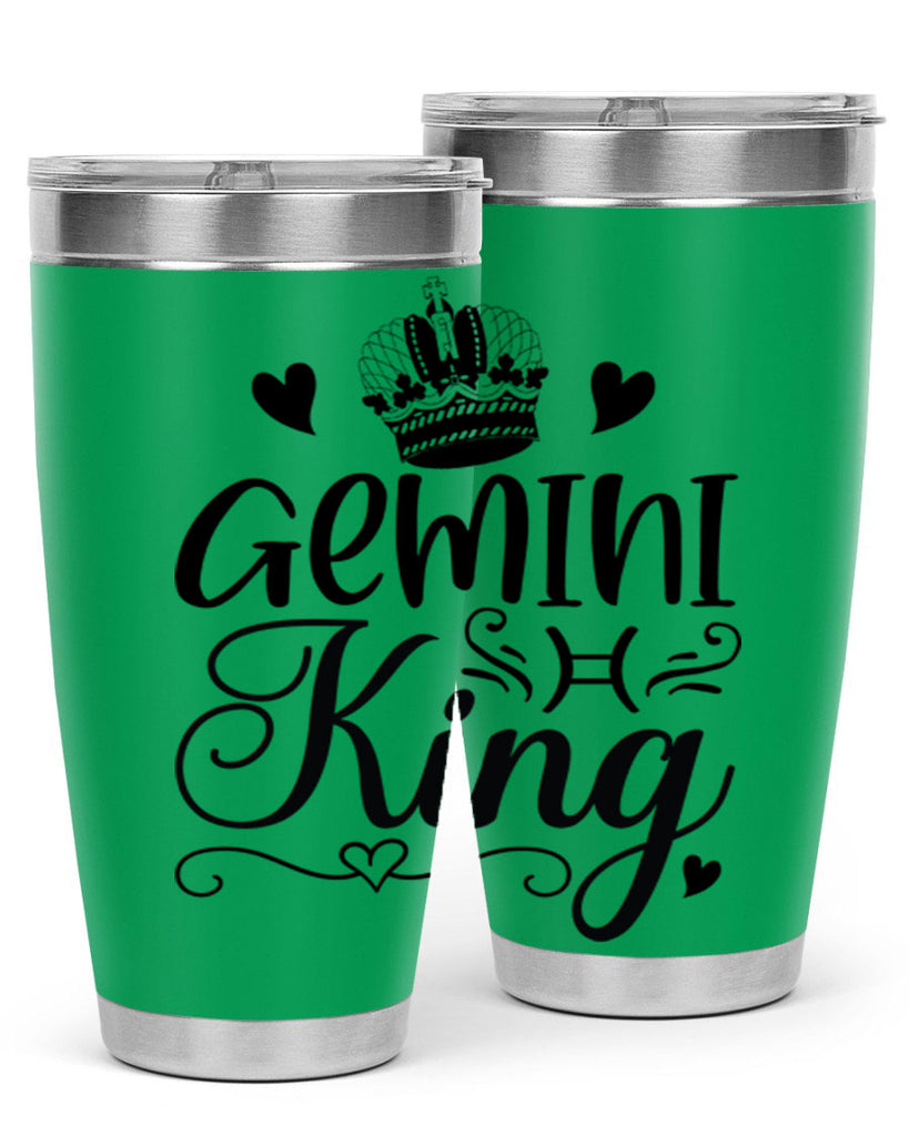 Gemini king 228#- zodiac- Tumbler