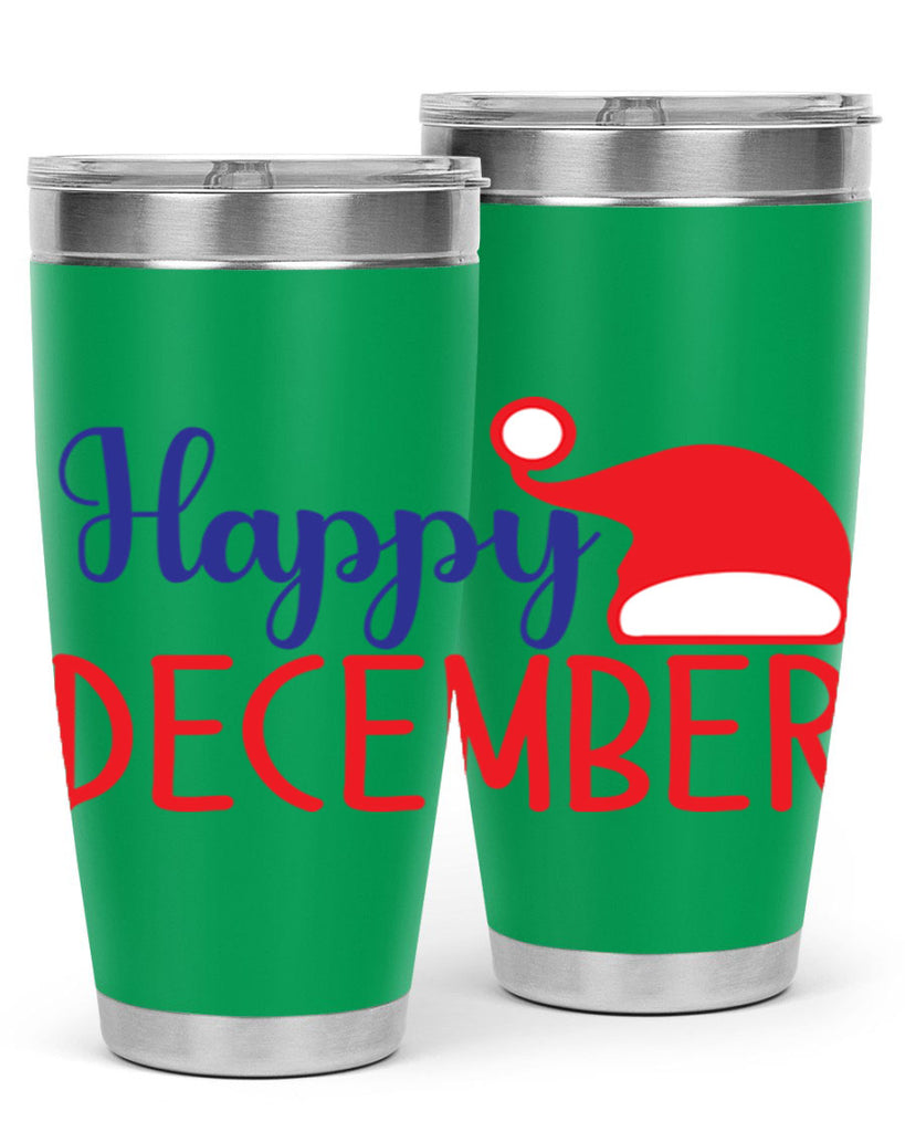Happy December 135#- winter- Tumbler