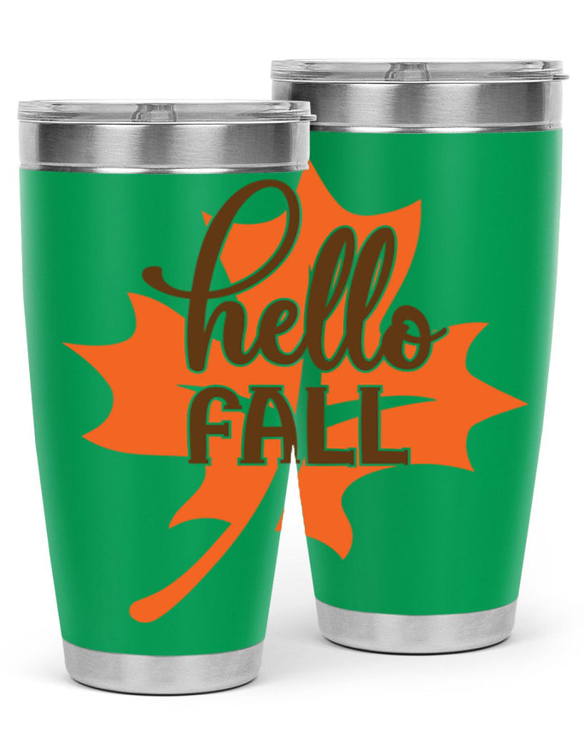 Hello Fall 273#- fall- Tumbler