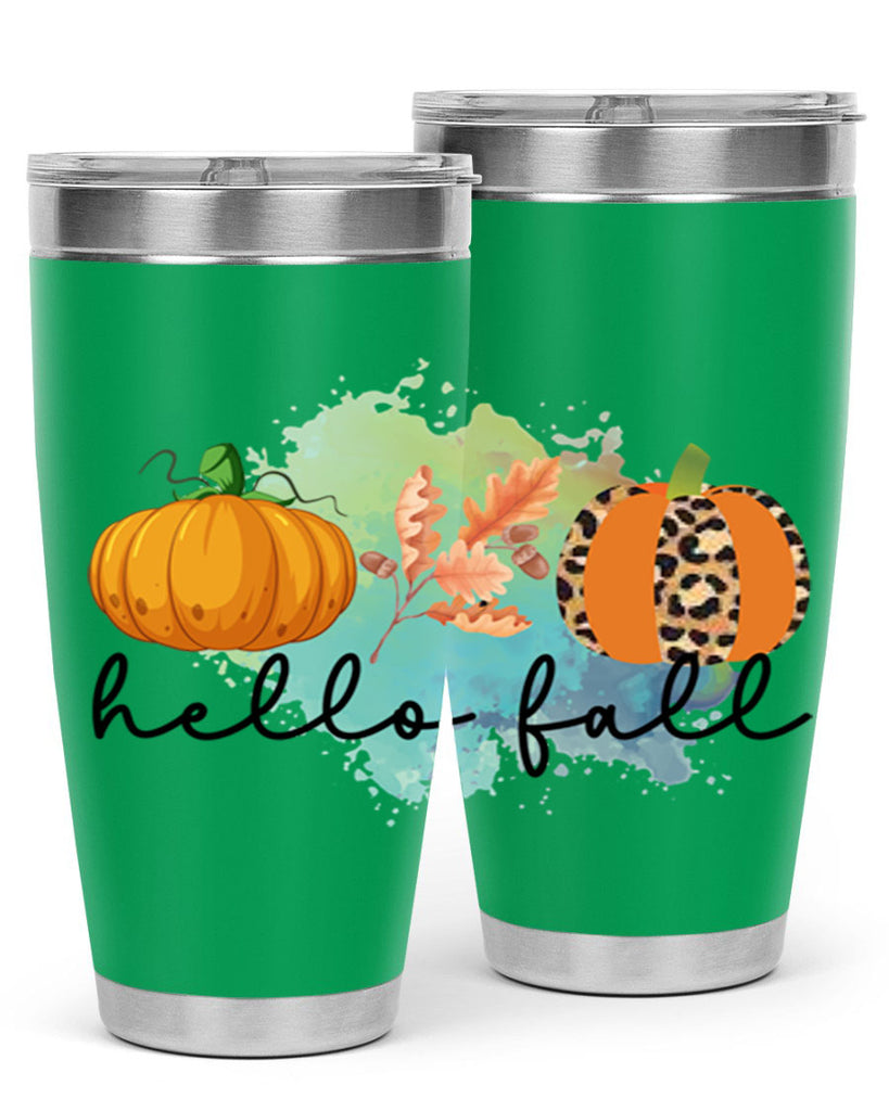 Hello Fall 277#- fall- Tumbler