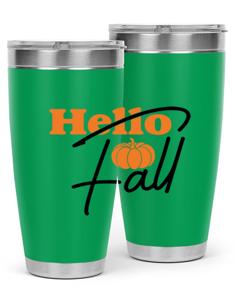 Hello Fall 279#- fall- Tumbler