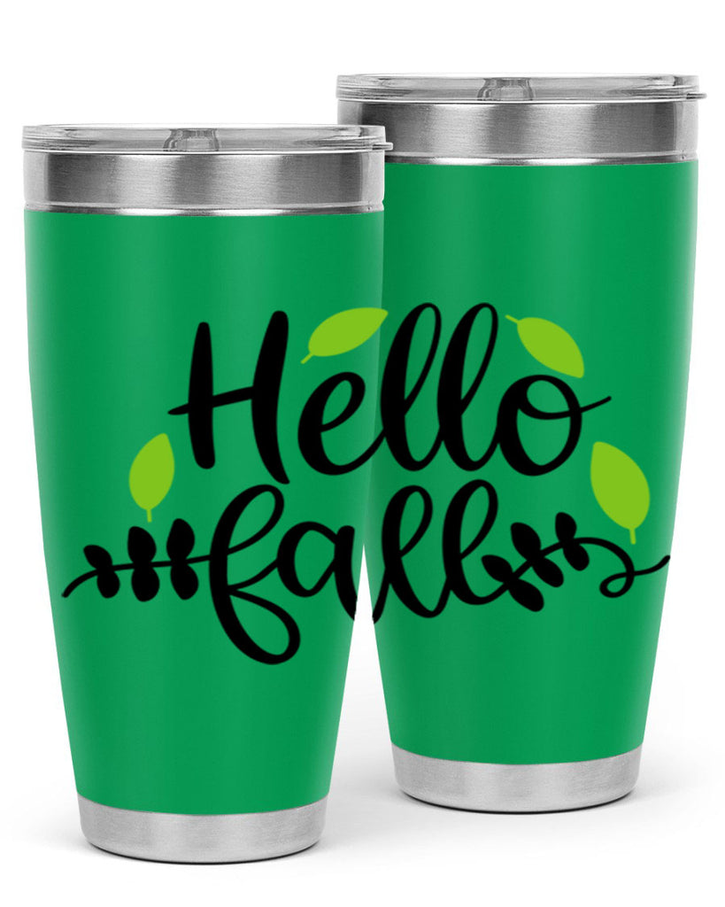 Hello Fall 283#- fall- Tumbler