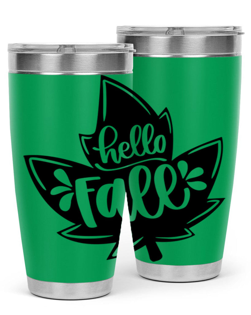 Hello Fall 494#- fall- Tumbler