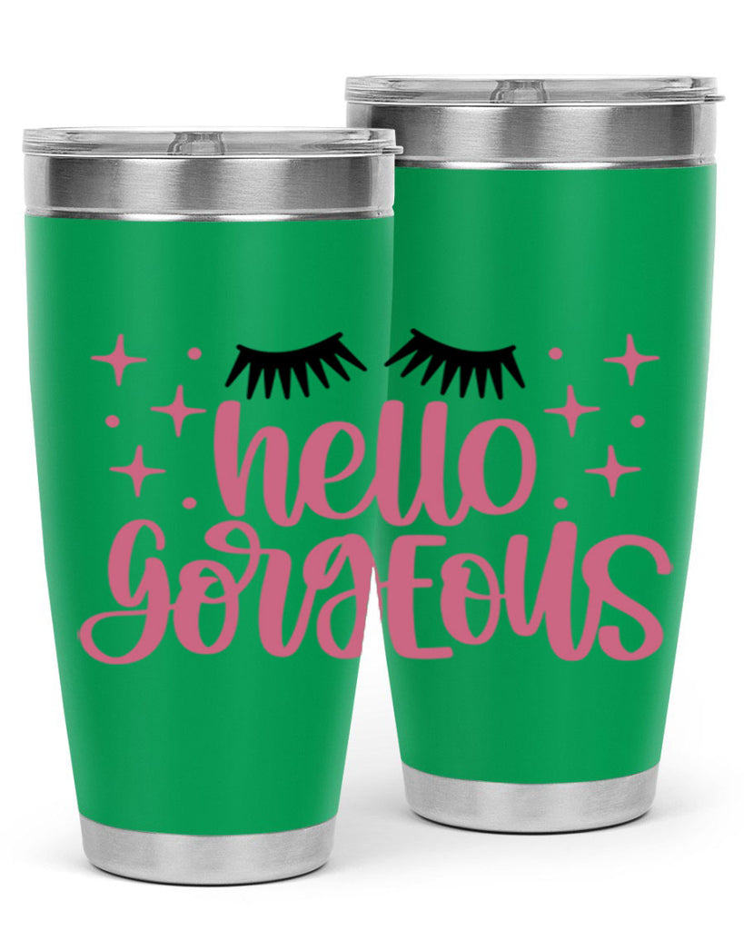 Hello Gorgeous Style 89#- make up- Tumbler