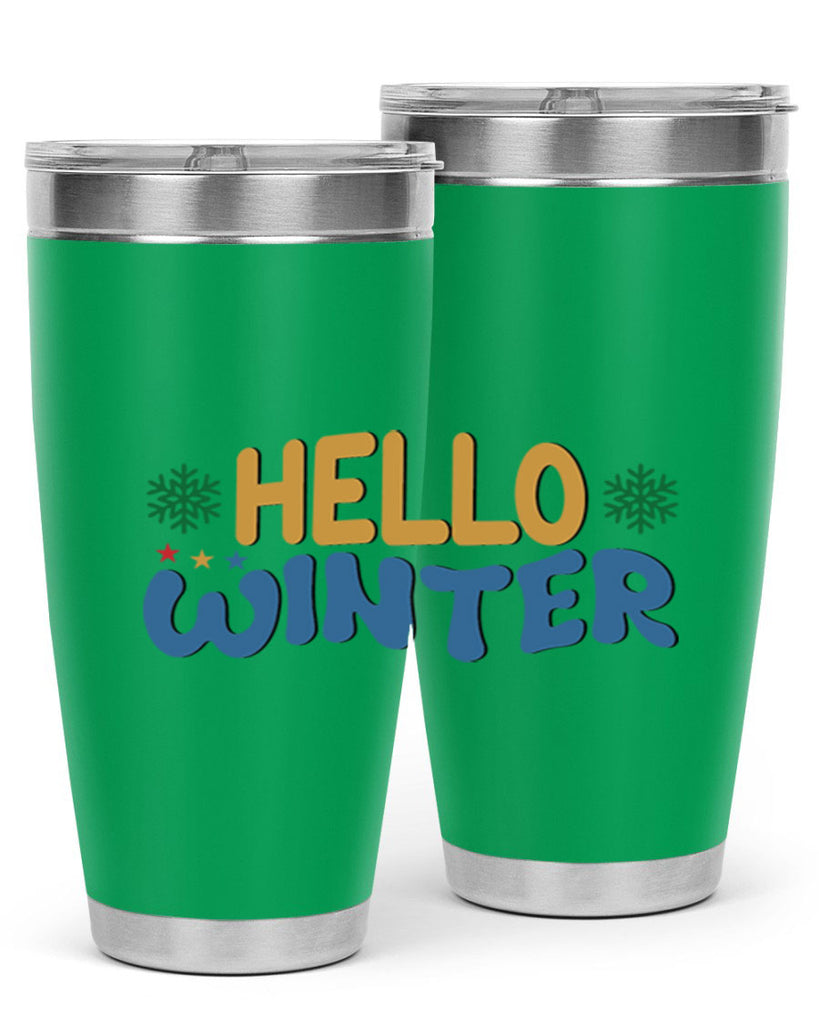 Hello Winter 181#- winter- Tumbler