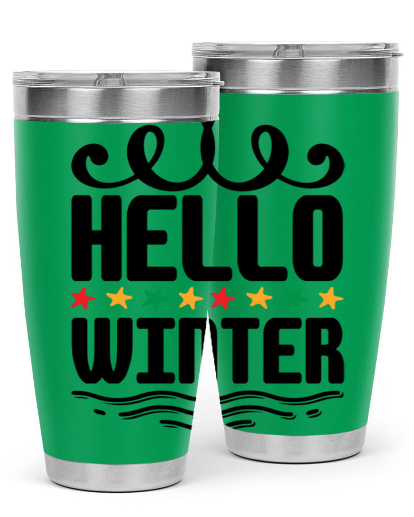 Hello Winter 185#- winter- Tumbler