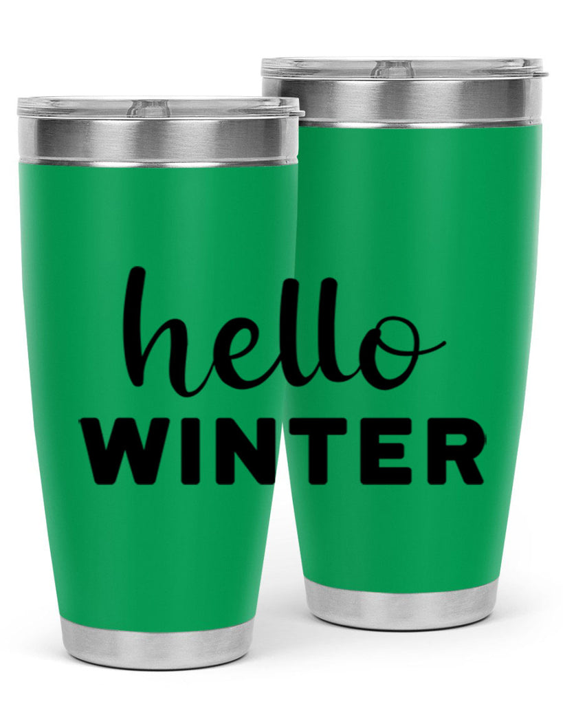 Hello Winter 186#- winter- Tumbler