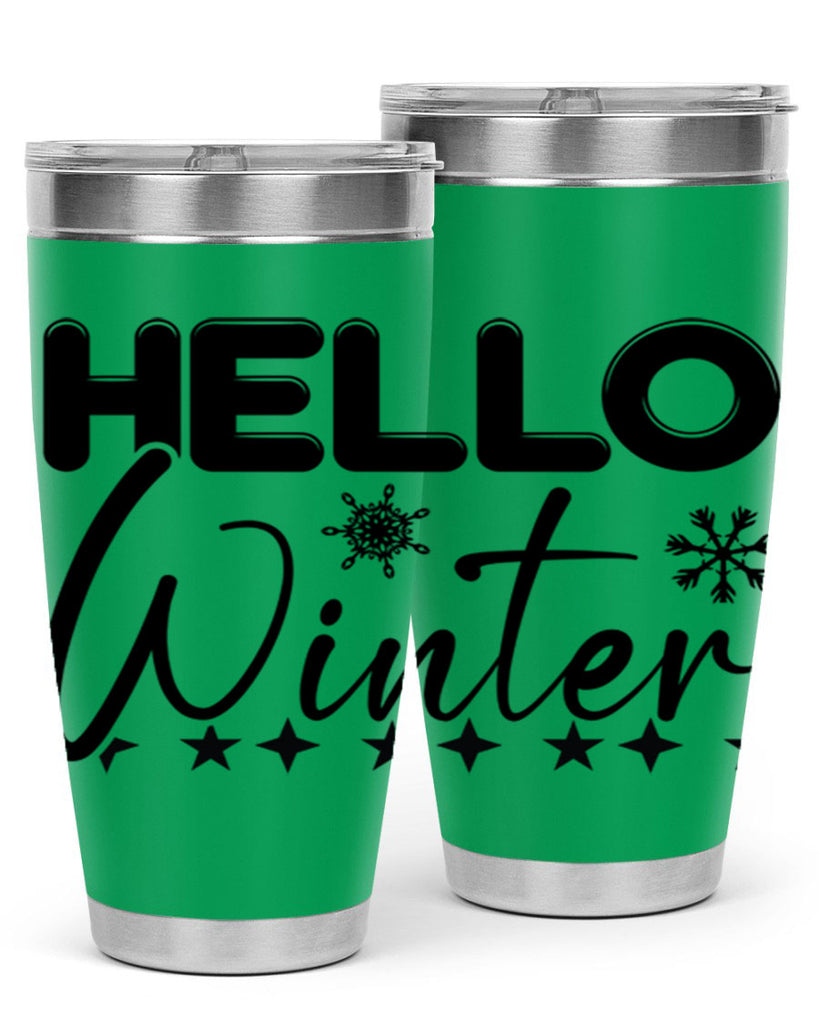 Hello winter 183#- winter- Tumbler