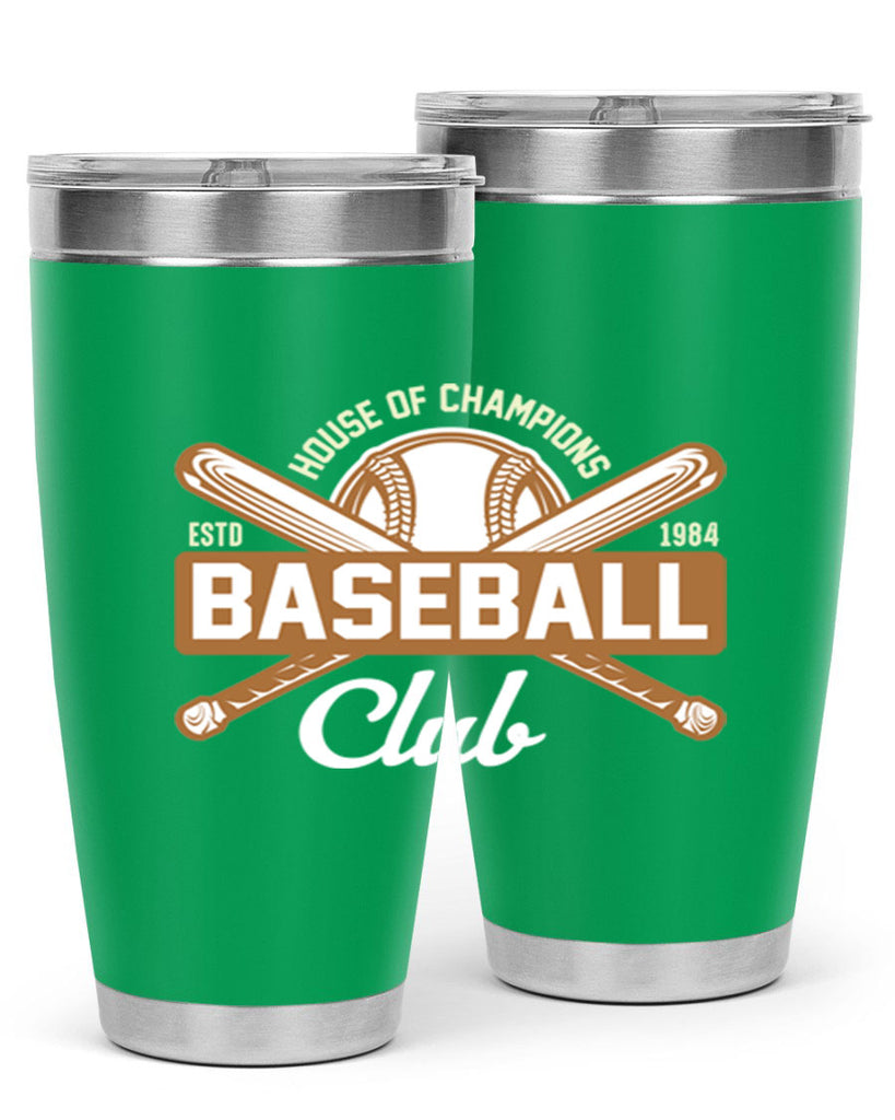 House 1178#- baseball- Tumbler