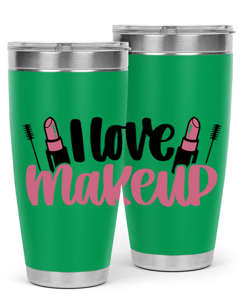 I Love Makeup Style 80#- make up- Tumbler