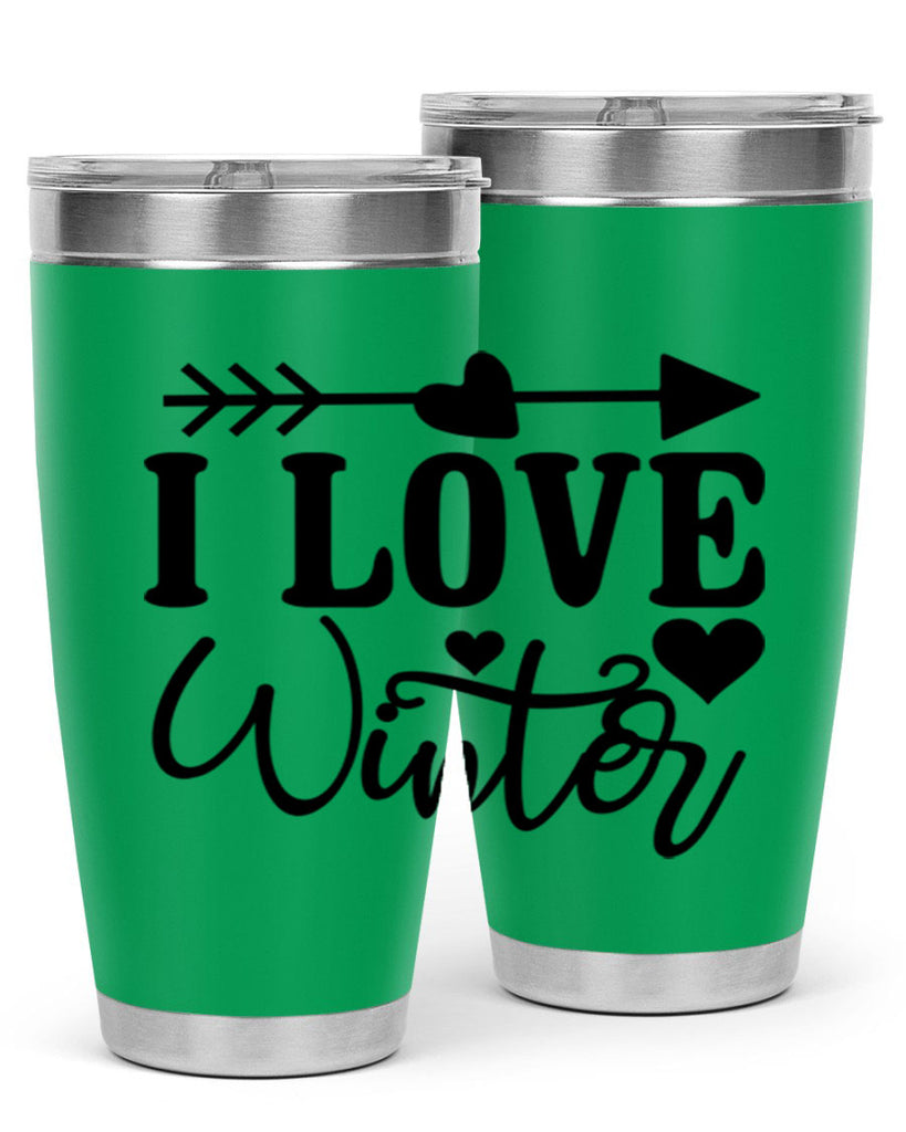 I Love Winter 227#- winter- Tumbler