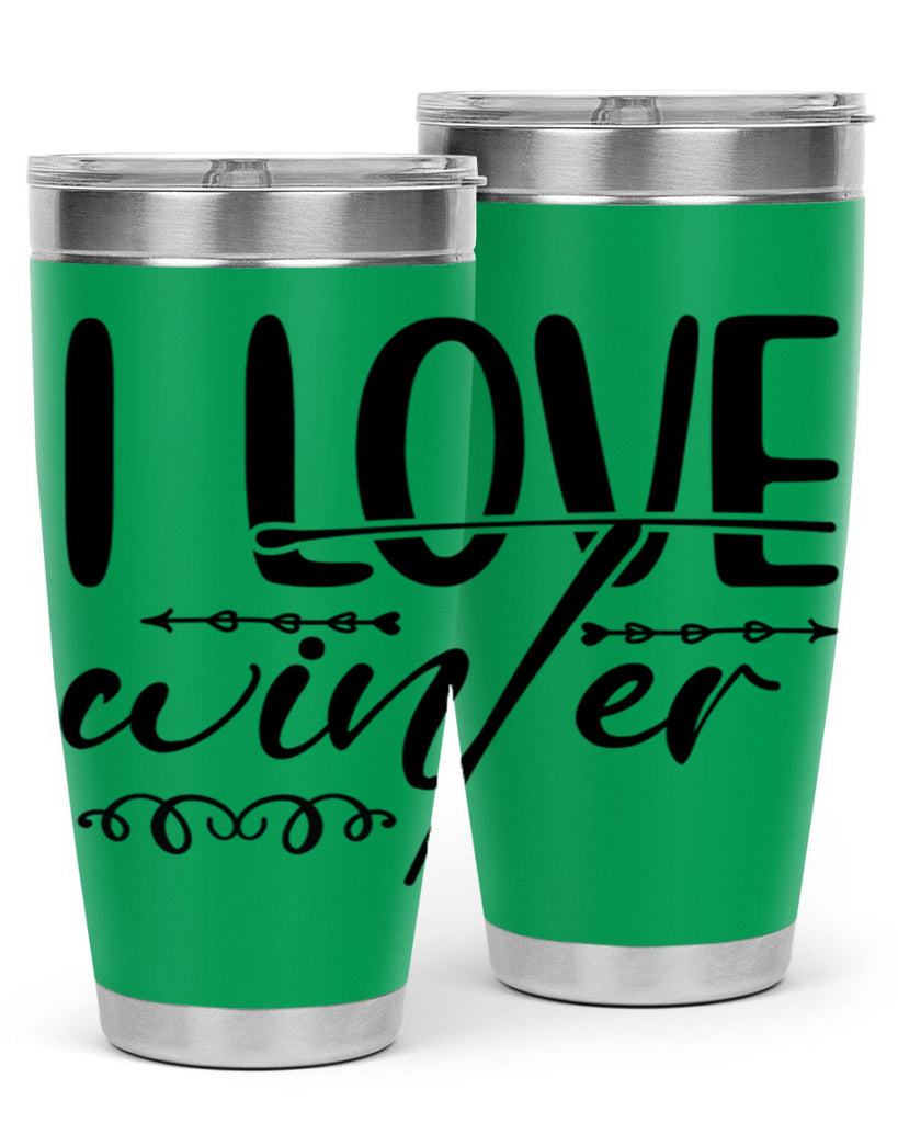 I love winter 243#- winter- Tumbler