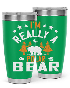 I'm really a polar bear 17#- Bears- Tumbler