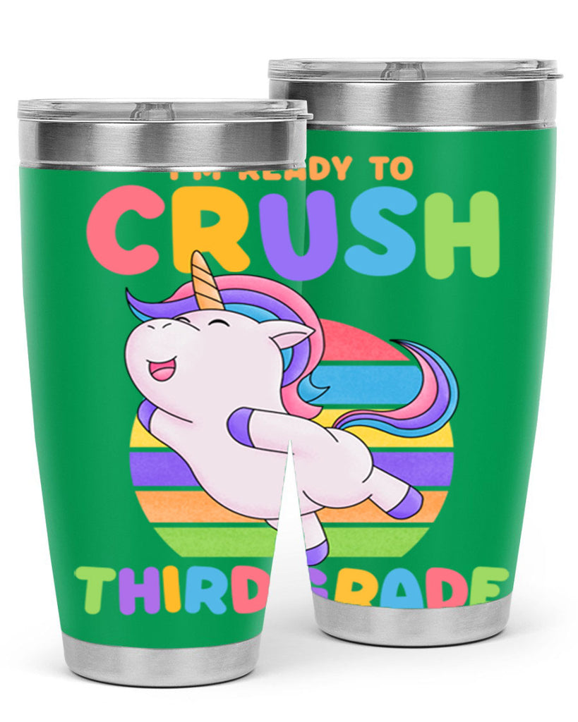 Im Ready to Crush 3rd 14#- 3rd grade- Tumbler
