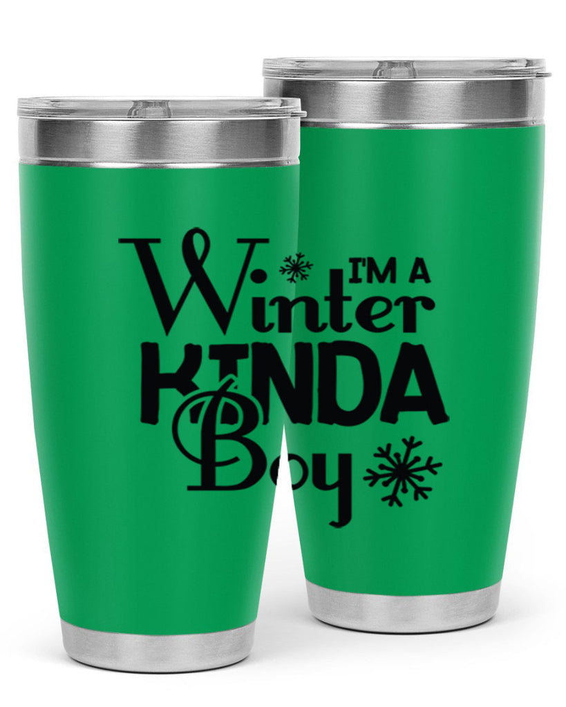 Im a Winter Kinda Boy 237#- winter- Tumbler