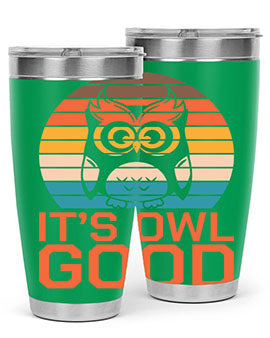 Its Owl Good Retro Owl A TurtleRabbit 10#- owl- Tumblers