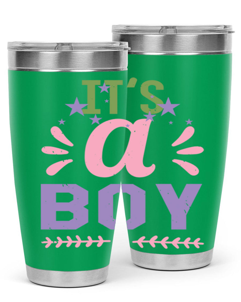 Its a boy Style 33#- baby shower- tumbler