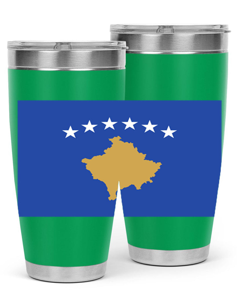 Kosovo 108#- world flags- Tumbler