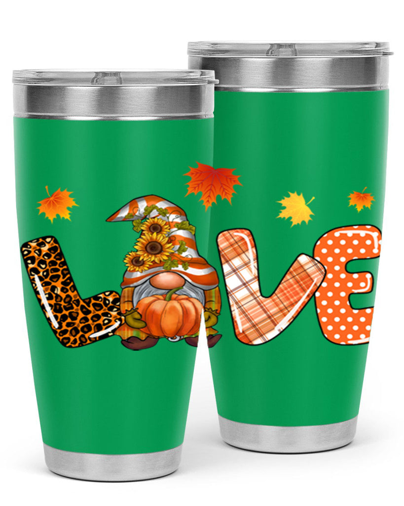 LOVEFallGnomeAutumn 416#- fall- Tumbler
