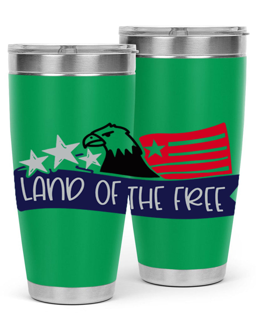 Land Of The Free Style 157#- Fourt Of July- Tumbler