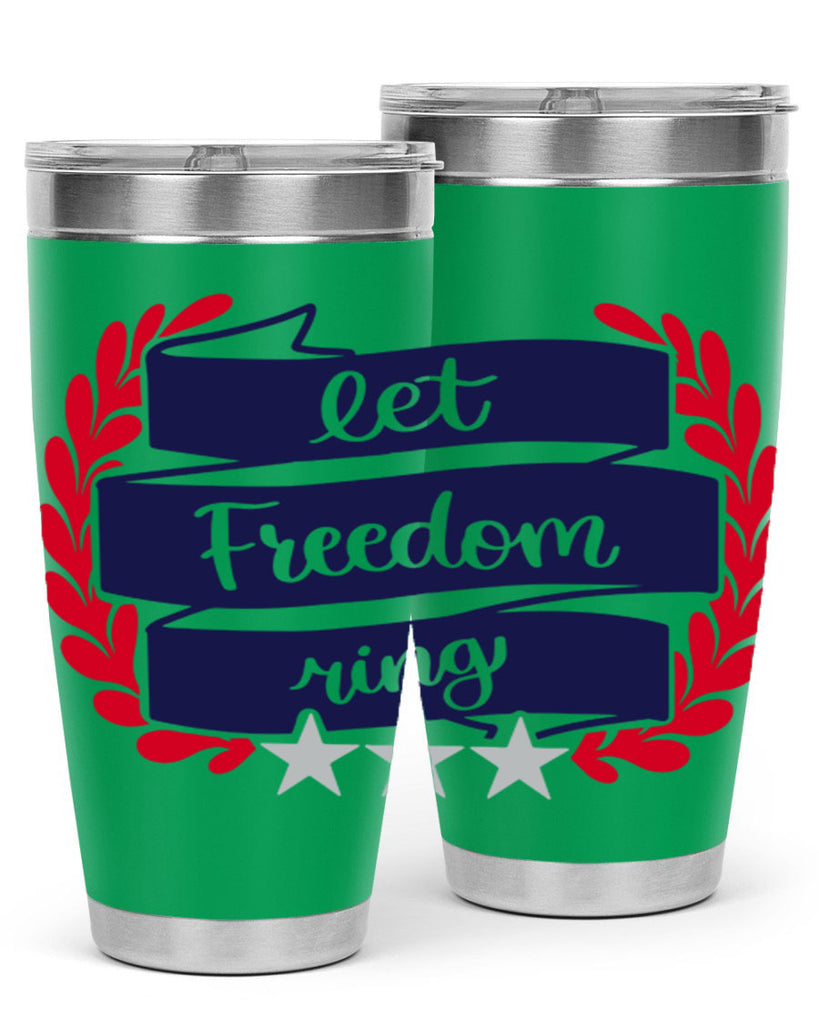 Let Freedom Ring Style 159#- Fourt Of July- Tumbler