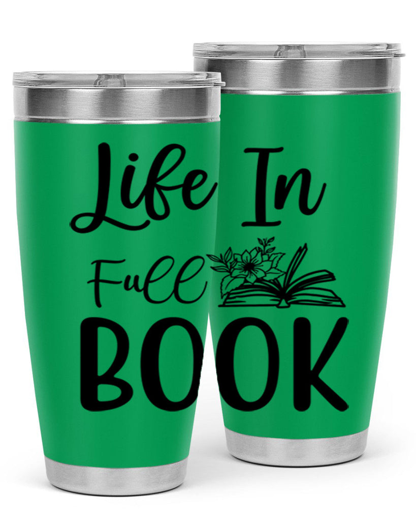 Life In Full Book 297#- spring- Tumbler