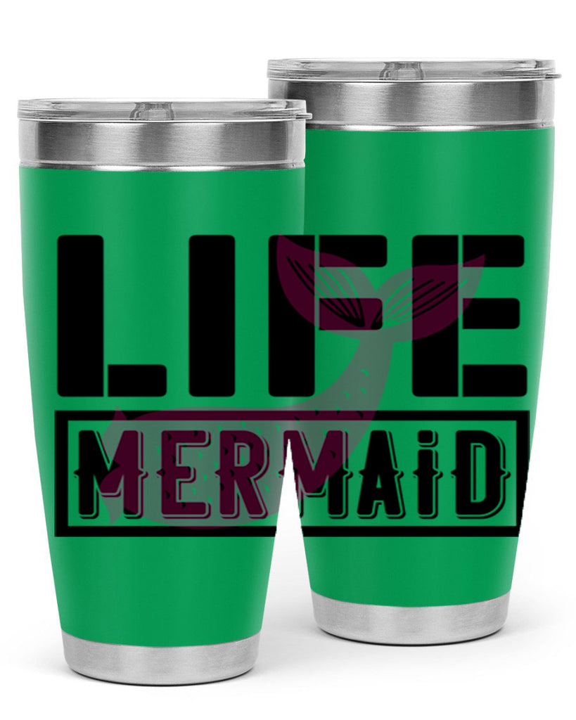 Life mermaid 303#- mermaid- Tumbler