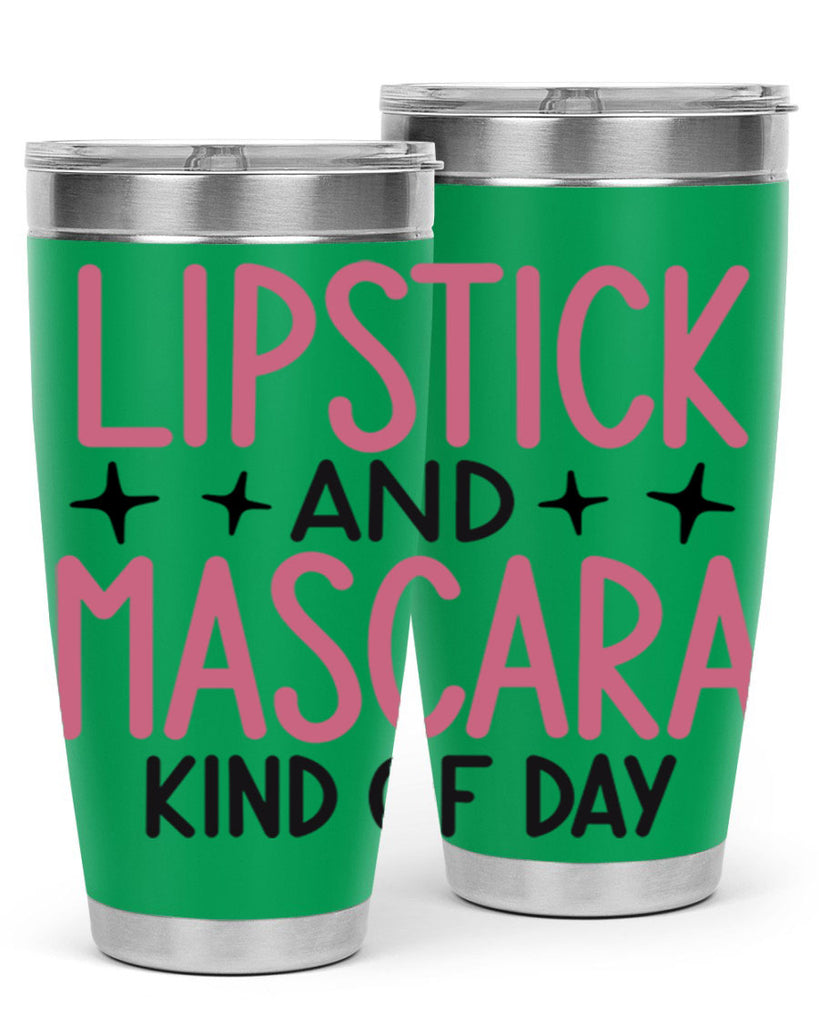 Lipstick and Mascara Kind of Day Style 57#- make up- Tumbler
